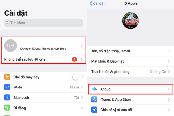 Xóa ứng dụng tại iCloud