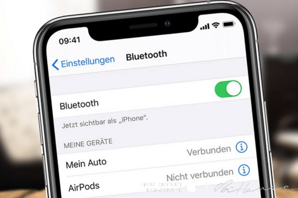 Bấm chọn bluetooth trong điện thoại lên