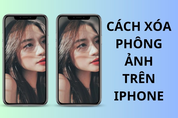 Xóa phông ảnh trên iphone