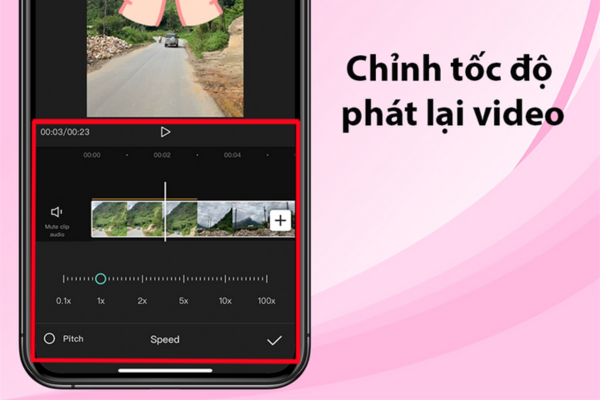 Điều khiển tốc độ phát lại của video