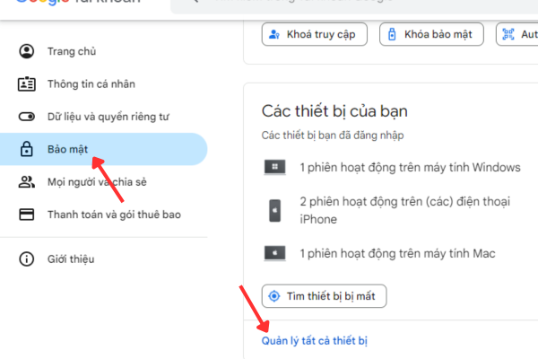 Đăng xuất tài khoản mail từ xa