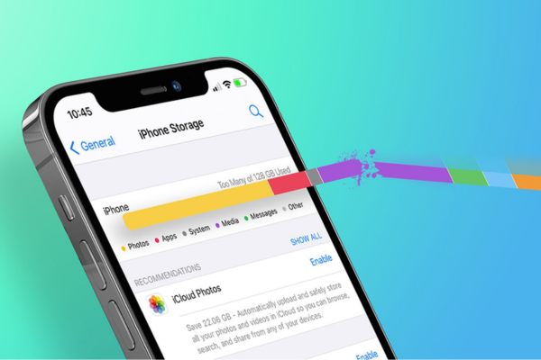 Iphone đầy dung lượng