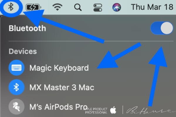 Macbook sẽ có thể tự động kết nối với Bluetooth