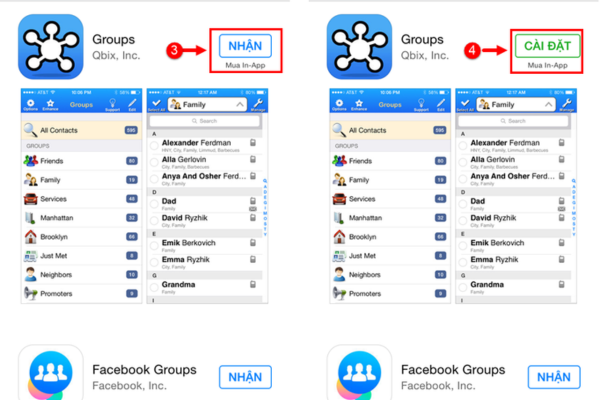 Tải ứng dụng “Group” về iphone của bạn