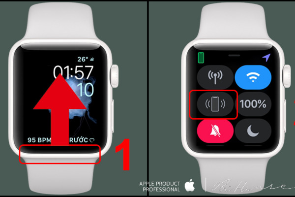 Cách tìm điện thoại đã mất thông qua kết nối Apple Watch