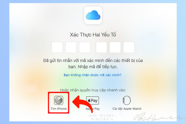 Tìm điện thoại iphone bị mất thông qua Icloud máy tính