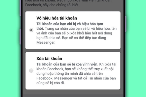 Cách tắt tài khoản Facebook trên điện thoại iPhone - Bước 3