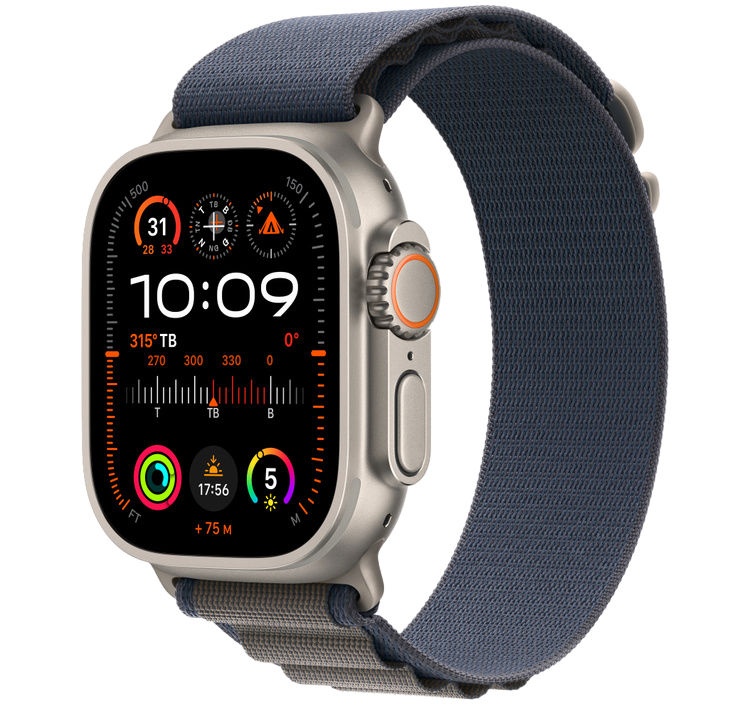 Apple Watch Ultra 2 LTE viền Titanium dây Alpine