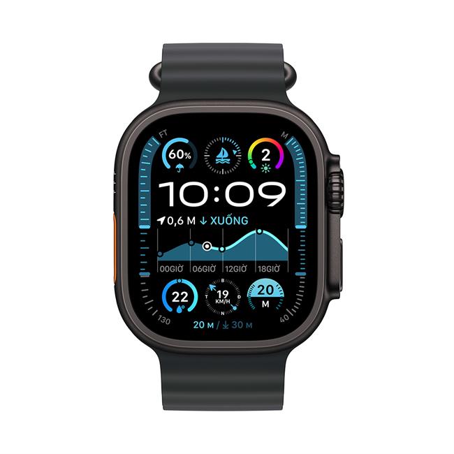 Apple Watch Ultra 2 GPS + Cellular 49mm viền Titanium đen dây Ocean