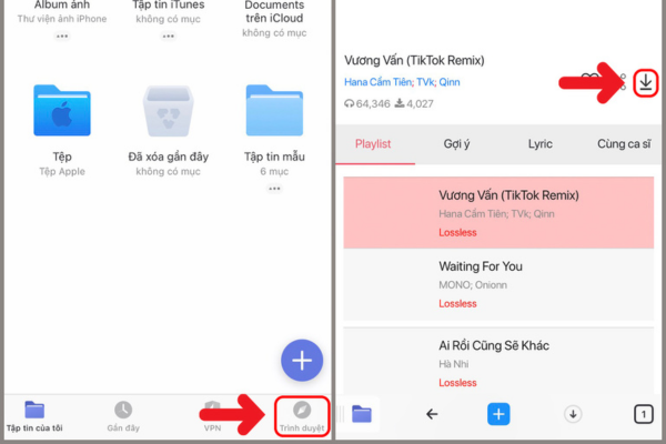 Mở ứng dụng, hãy chọn biểu tượng