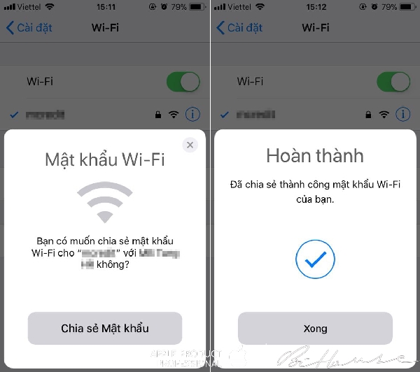 Các bước share wifi không cần mật khẩu